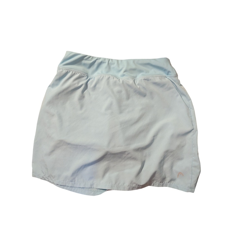Head Light Blue Athletic Tennis Skort Women Medium Preppy Sporty Tenniscore